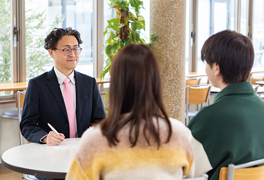 画像：就職相談