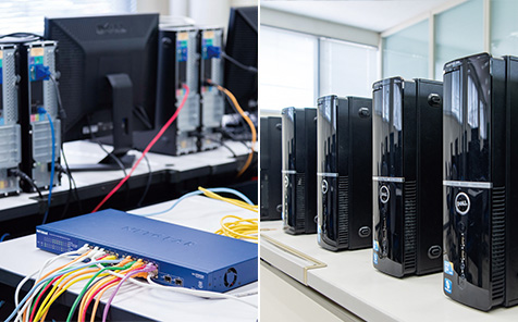 第6コンピュータ室（ネットワーク研究室・PC組立実習室）のイメージ
