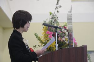 山口市議会議長 入江 幸江様からの祝辞